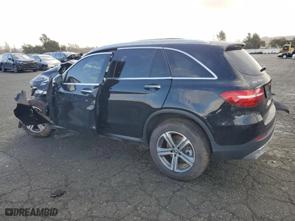 2019 Mercedes-Benz GLC with VIN WDC0G5EB5KF563154, listed as a Copart auction lot 49188345 with 0 mi miles and Salvage Title. Bid and sale history available at carsss.com. Image 2.