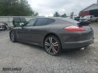 2013 Porsche Panamera Turbo with VIN WP0AC2A78DL090280, listed as a Copart auction lot 64410544 with 77,266 mi miles and Salvage Title. Bid and sale history available at carsss.com. Image 2.