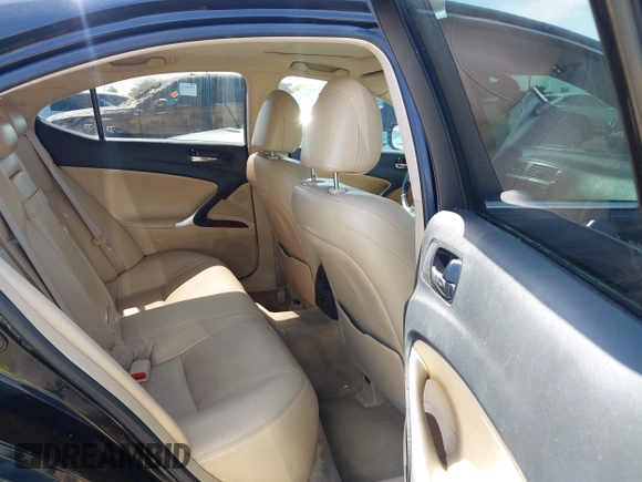 2007 Lexus IS 350 with VIN JTHBE262975014179, listed as a IAAI auction lot 42504426 with 170,776 mi miles and . Bid and sale history available at DreamBid. Image 8.