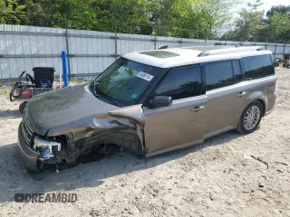 2013 Ford Flex SEL z VIN 2FMGK5C84DBD19411, wystawiony jako Copart lot #54386115 z przebiegiem 166 221 mil mil oraz Szkody całkowita. Historia ofert i sprzedaży dostępna na DreamBid. Obrazek 1.
