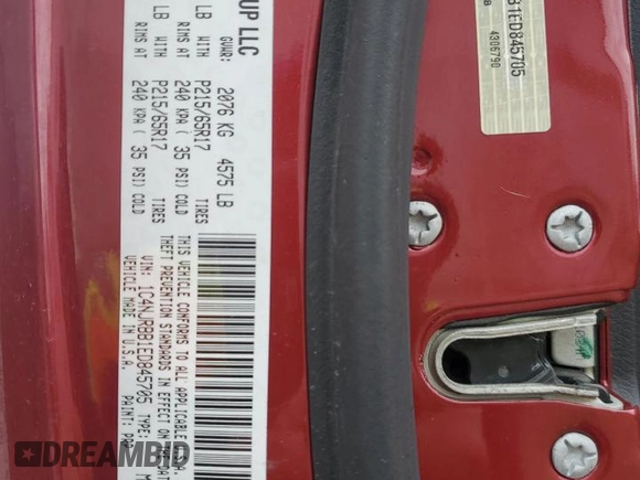 2014 Jeep Patriot Sport with VIN 1C4NJRBB1ED845705, listed as a Copart auction lot 51018015 with 140,516 mi miles and Clean Title. Bid and sale history available at carsss.com. Image 13.