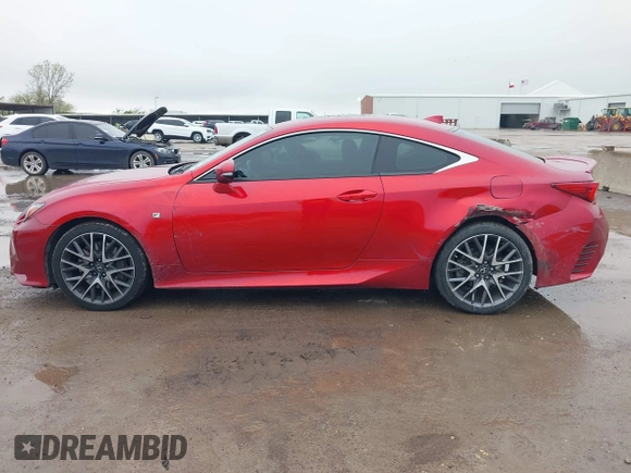 2016 Lexus RC 200t F Sport with VIN JTHHA5BC6G5003534, listed as a IAAI auction lot 41969687 with 91,276 mi miles and . Bid and sale history available at DreamBid. Image 14.