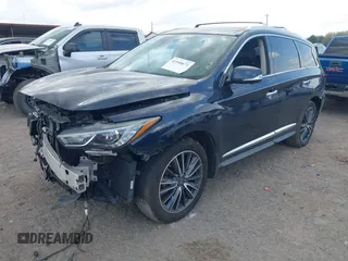2017 Infiniti QX60 with VIN 5N1DL0MM3HC504232, listed as a IAAI auction lot 41940671 with 156,488 mi miles and . Bid and sale history available at DreamBid. Image 2.