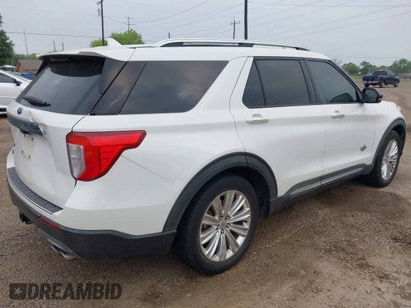 2021 Ford Explorer King Ranch z VIN 1FM5K7LC8MGC03614, wystawiony jako IAAI lot #41927773 z przebiegiem Nie podano mil oraz . Historia ofert i sprzedaży dostępna na DreamBid. Obrazek 4.