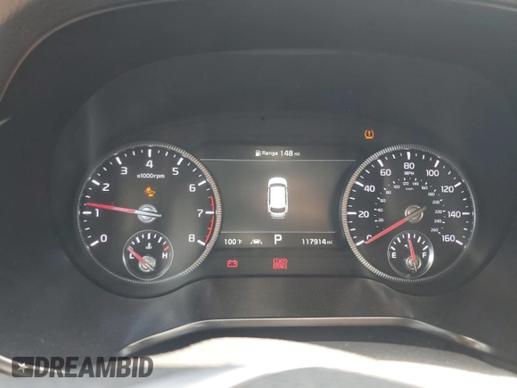 2020 Kia Telluride SX with VIN 5XYP54HC5LG036318, listed as a Copart auction lot 65698205 with 117,914 mi miles and Clean title. Bid and sale history available at DreamBid. Image 9.
