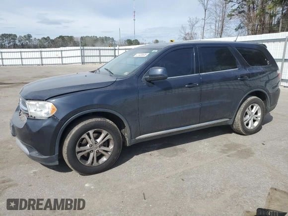 2013 Dodge Durango SXT with VIN 1C4RDJAG4DC666781, listed as a Copart auction lot 47420835 with 160,147 mi miles and Salvage Title. Bid and sale history available at carsss.com. Image 1.