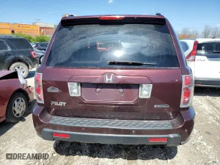 2007 Honda Pilot EX-L with VIN 5FNYF18527B025243, listed as a Copart auction lot 51981585 with 273,134 mi miles and Salvage Title. Bid and sale history available at carsss.com. Image 6.