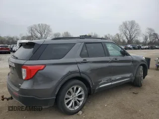 2020 Ford Explorer XLT z VIN 1FMSK8DH4LGB63954, wystawiony jako Copart lot #52494755 z przebiegiem 57 864 mil mil oraz Szkoda całkowita • Salvage title. Historia ofert i sprzedaży dostępna na DreamBid. Obrazek 3.