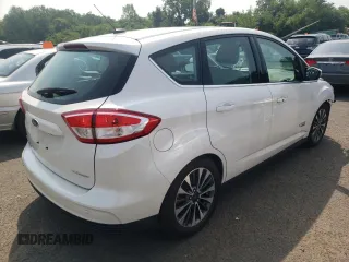 2017 Ford C-Max Energi Titanium with VIN 1FADP5FU3HL105023, listed as a Copart auction lot 65458784 with 64,443 mi miles and Salvage Title. Bid and sale history available at carsss.com. Image 3.