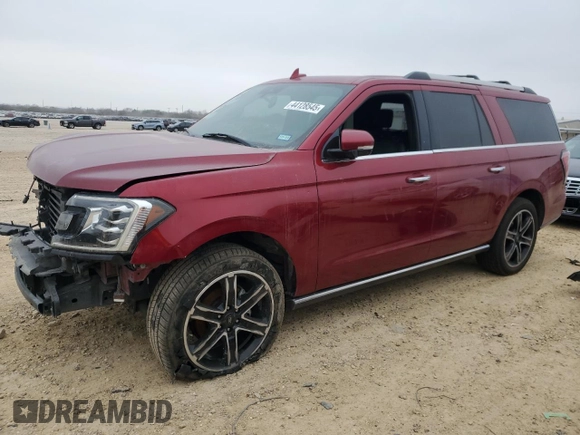 2019 Ford Expedition Max Limited z VIN 1FMJK1KT7KEA37818, wystawiony jako Copart lot #44128545 z przebiegiem 147 990 mil mil oraz Szkoda całkowita • Salvage title. Historia ofert i sprzedaży dostępna na DreamBid. Obrazek 1.