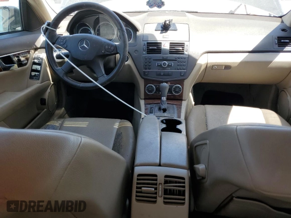 2011 Mercedes-Benz C 300 Sport with VIN WDDGF8BB5BR169204, listed as a Copart auction lot 51707235 with 141,065 mi miles and Salvage Title. Bid and sale history available at carsss.com. Image 8.
