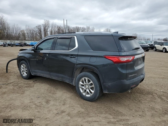 2018 Chevrolet Traverse LT Cloth with VIN 1GNEVGKW1JJ111452, listed as a Copart auction lot 53346845 with 114,622 mi miles and Clean Title. Bid and sale history available at carsss.com. Image 2.