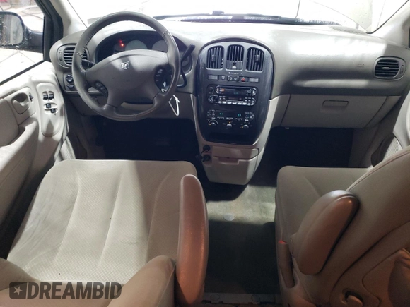 2007 Dodge Grand Caravan SXT with VIN 2D8GP44L57R321927, listed as a Copart auction lot 53143605 with 157,185 mi miles and Salvage Title. Bid and sale history available at DreamBid. Image 8.