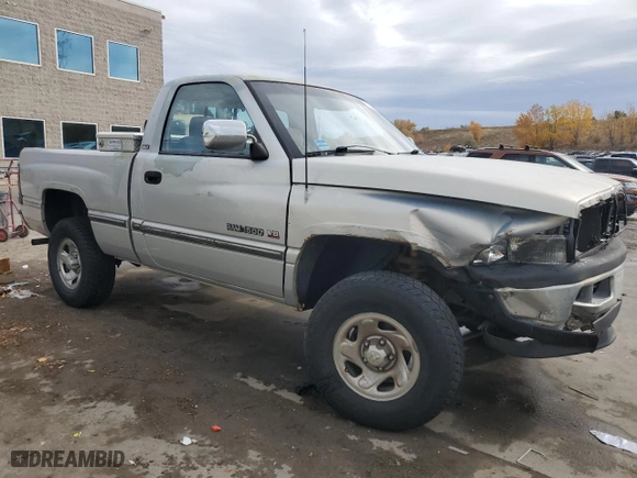 1995 Dodge Ram 1500 with VIN 1B7HF16Z2SS280640, listed as a Copart auction lot 78192444 with 164,916 mi miles and Salvage Title. Bid and sale history available at carsss.com. Image 4.