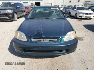 1998 Honda Civic EX with VIN 1HGEJ8149WL020615, listed as a Copart auction lot 74509674 with 59,267 mi miles and Clean Title. Bid and sale history available at carsss.com. Image 5.