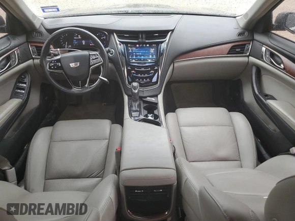 2015 Cadillac CTS with VIN 1G6AP5SXXF0118124, listed as a Copart auction lot 53747665 with 117,800 mi miles and Salvage Title. Bid and sale history available at DreamBid. Image 8.