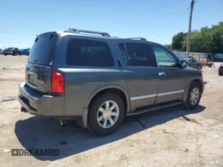 2006 Infiniti QX56 with VIN 5N3AA08C86N814864, listed as a Copart auction lot 57924084 with 120,210 mi miles and Salvage Title. Bid and sale history available at carsss.com. Image 3.