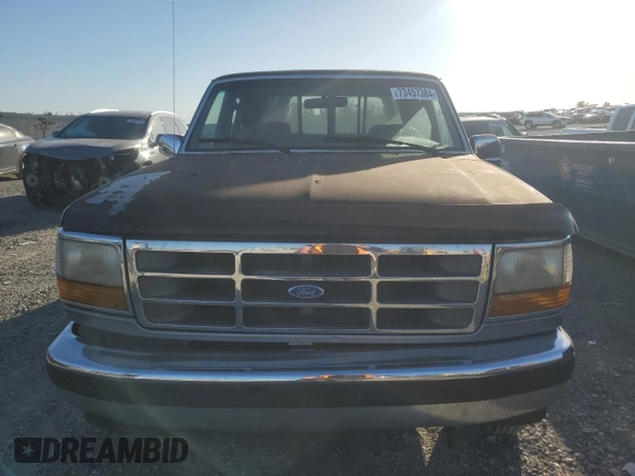 1995 Ford F-150 with VIN 1FTEX14N6SKB67175, listed as a Copart auction lot 73457384 with 292,677 mi miles and Salvage Title. Bid and sale history available at carsss.com. Image 5.