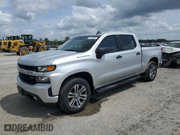 2022 Chevrolet Silverado 1500 Custom with VIN 1GCPWBEK7NZ231791, listed as a Copart auction lot 51404965 with 66,456 mi miles and Salvage Title. Bid and sale history available at DreamBid. Image 1.