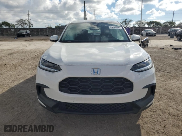 2024 Honda HR-V LX with VIN 3CZRZ1H34RM727051, listed as a Copart auction lot 44580075 with 15,573 mi miles and Salvage Title. Bid and sale history available at DreamBid. Image 5.