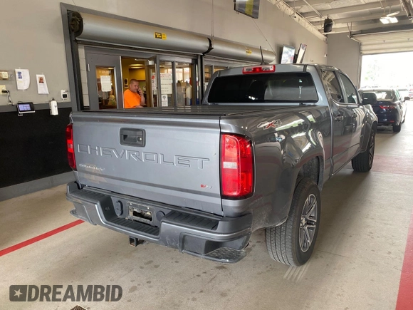 2021 Chevrolet Colorado 4WD Work Truck with VIN 1GCGTBEN0M1131662, listed as a IAAI auction lot 42788983 with 78,205 mi miles and . Bid and sale history available at DreamBid. Image 8.