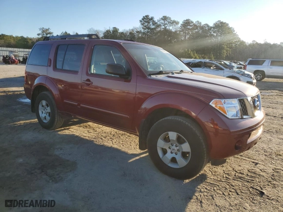 2006 Nissan Pathfinder SE with VIN 5N1AR18W16C606256, listed as a Copart auction lot 42996245 with 177,011 mi miles and Salvage Title. Bid and sale history available at carsss.com. Image 4.