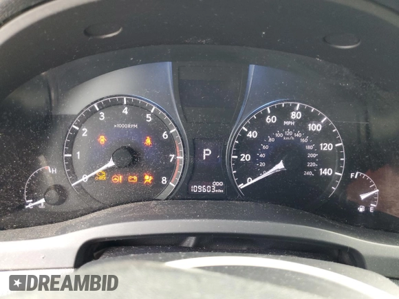 2014 Lexus RX 350 with VIN 2T2ZK1BA1EC143934, listed as a Copart auction lot 61507075 with 109,603 mi miles and Salvage title. Bid and sale history available at DreamBid. Image 9.