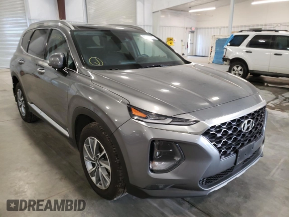 2019 Hyundai Santa Fe Ultimate with VIN 5NMS5CADXKH083338, listed as a Copart auction lot 56843722 with 46,185 mi miles. Bid and sale history available at carsss.com. Image 1.