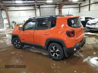 2021 Jeep Renegade Trailhawk with VIN ZACNJDC10MPM39680, listed as a Copart auction lot 44353225 with 48,367 mi miles and Non repairable. Bid and sale history available at DreamBid. Image 2.