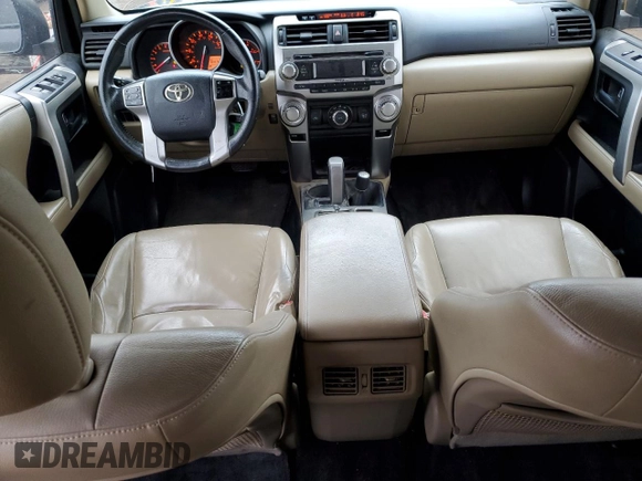 2010 Toyota 4Runner Trail with VIN JTEBU5JR0A5002371, listed as a Copart auction lot 60871795 with 169,676 mi miles and Salvage title. Bid and sale history available at DreamBid. Image 8.
