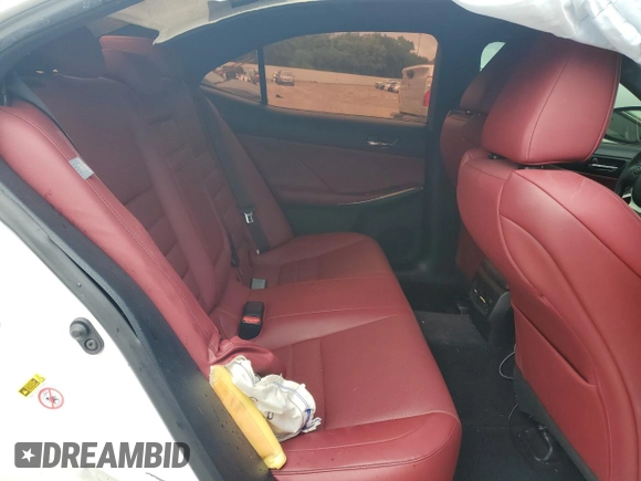 2014 Lexus IS 350 z VIN JTHBE1D23E5012325, wystawiony jako Copart lot #55750115 z przebiegiem Nie podano mil oraz Szkoda całkowita • Salvage title. Historia ofert i sprzedaży dostępna na DreamBid. Obrazek 10.