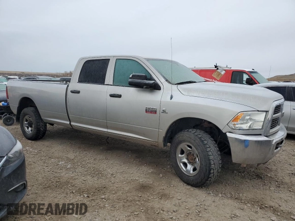 2012 Ram 2500 ST with VIN 3C6UD5HL7CG334115, listed as a Copart auction lot 44383305 with 131,830 mi miles and Salvage Title. Bid and sale history available at carsss.com. Image 4.