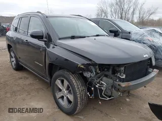 2017 Jeep Compass High Altitude with VIN 1C4NJDEBXHD193833, listed as a IAAI auction lot 42017797 with 48,370 mi miles. Bid and sale history available at carsss.com. Image 1.