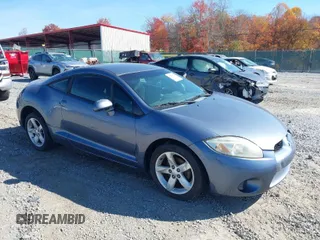 2007 Mitsubishi Eclipse GS with VIN 4A3AK24F67E060304, listed as a IAAI auction lot 40709276 with 113,801 mi miles. Bid and sale history available at carsss.com. Image 1.