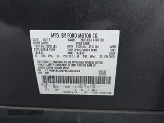 2017 Ford Explorer XLT with VIN 1FM5K8D86HGD43053, listed as a IAAI auction lot 41637631 with 72,449 mi miles and . Bid and sale history available at carsss.com. Image 9.