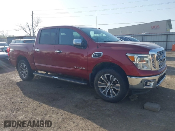 2017 Nissan Titan SV with VIN 1N6AA1E57HN558371, listed as a IAAI auction lot 41785219 with 94,828 mi miles and . Bid and sale history available at DreamBid. Image 1.