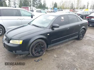 2002 Audi A4 1.8T with VIN WAULC68E92A210825, listed as a IAAI auction lot 41959575 with 196,927 mi miles. Bid and sale history available at carsss.com. Image 2.