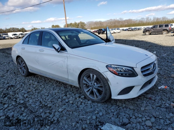 2020 Mercedes-Benz C 300 with VIN WDDWF8DB1LR546475, listed as a Copart auction lot 42337045 with 92,892 mi miles and Salvage title. Bid and sale history available at DreamBid. Image 4.