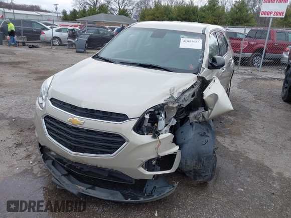 2016 Chevrolet Equinox LS with VIN 2GNALBEK4G1189257, listed as a IAAI auction lot 41957683 with 77,505 mi miles and . Bid and sale history available at carsss.com. Image 18.