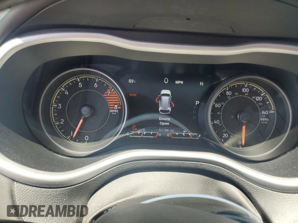 2017 Jeep Cherokee Overland z VIN 1C4PJMJS4HW550975, wystawiony jako Copart lot #61212885 z przebiegiem 60 786 mil mil oraz Szkoda całkowita • Salvage title. Historia ofert i sprzedaży dostępna na DreamBid. Obrazek 9.
