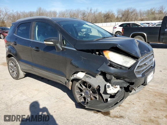 2018 Ford EcoSport Titanium z VIN MAJ3P1VEXJC212722, wystawiony jako Copart lot #48796765 z przebiegiem 119 452 mil mil oraz Szkoda całkowita • Salvage title. Historia ofert i sprzedaży dostępna na DreamBid. Obrazek 4.