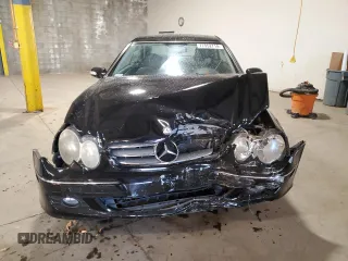 2008 Mercedes-Benz CLK-Class 3.5L with VIN WDBTJ56H08F237826, listed as a Copart auction lot 77552714 with 124,059 mi miles and Salvage Title. Bid and sale history available at carsss.com. Image 5.