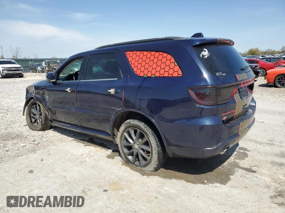 2018 Dodge Durango GT z VIN 1C4RDJDG3JC330448, wystawiony jako Copart lot #52618485 z przebiegiem 63 796 mil mil oraz Szkoda całkowita • Salvage title. Historia ofert i sprzedaży dostępna na DreamBid. Obrazek 2.