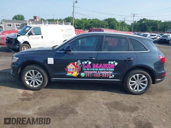 2015 Audi Q5 Premium Plus with VIN WA1LFAFP2FA145558, listed as a IAAI auction lot 42471175 with 138,390 mi miles and . Bid and sale history available at DreamBid. Image 14.