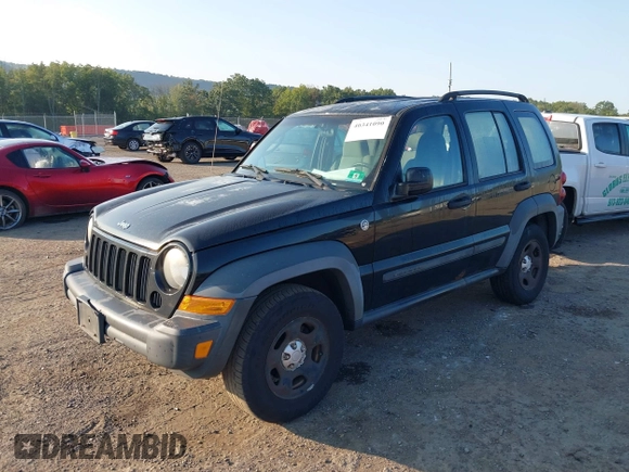 2007 Jeep Liberty Sport z VIN 1J4GL48K77W512844, wystawiony jako IAAI lot #40876562 z przebiegiem 167 958 mil mil oraz . Historia ofert i sprzedaży dostępna na DreamBid. Obrazek 2.
