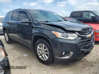 2021 Chevrolet Traverse LT Cloth with VIN 1GNEVGKW7MJ112612, listed as a Copart auction lot 75235074 with 58,744 mi miles and Salvage Title. Bid and sale history available at carsss.com. Image 4.