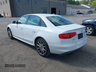 2015 Audi A4 Premium with VIN WAUDFAFL4FA016306, listed as a IAAI auction lot 42267855 with 140,647 mi miles and . Bid and sale history available at DreamBid. Image 3.
