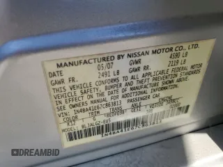 2007 Nissan Maxima 3.5 SL with VIN 1N4BA41E67C863813, listed as a Copart auction lot 76988464 with 242,135 mi miles and Salvage Title. Bid and sale history available at carsss.com. Image 15.