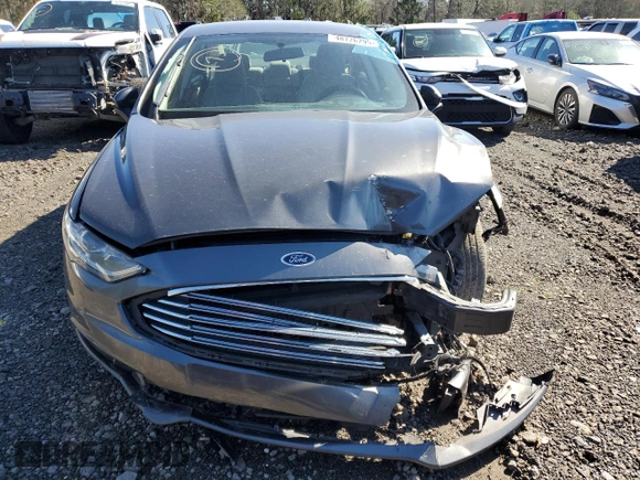 2018 Ford Fusion S with VIN 3FA6P0G72JR242689, listed as a Copart auction lot 48126295 with 0 mi miles and Salvage Title. Bid and sale history available at carsss.com. Image 5.