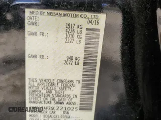 2016 Nissan Altima S with VIN 1N4AL3AP2GC221025, listed as a Copart auction lot 53122355 with 110,969 mi miles and Salvage Title. Bid and sale history available at DreamBid. Image 14.